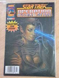 lot 1440 image: 1997 Paramount Comics Apr Operation Assimilation Comic Book