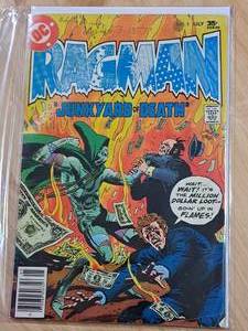 lot 1461 image: DC Comics No. 5 July Ragman - Junkyard of Death Comic Book