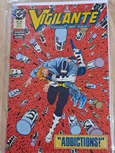 lot 1468 image: 1987 DC Comics No. 44 Aug Vigilante - Addictions Comic Book