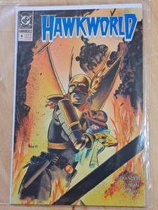 lot 1469 image: 1990 DC Comics 4_Sep Hawkworthy Comic Book