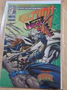 lot 1473 image: Malibu Comics #3 Night Man - Break-Thru Comic Book