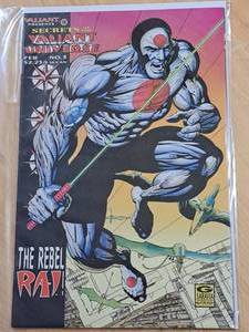 lot 1475 image: Valiant Comics No. 3 Feb Secrets of the Valiant Universe The Rebel Rai Comic Book