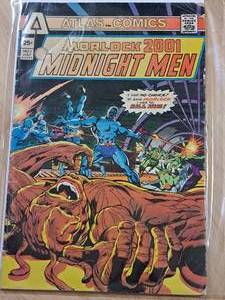 lot 1476 image: Atlas Comics No. 3 July Morlock 2001 Midnight Men Comic Book