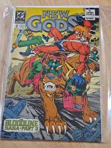 lot 1480 image: 1989 DC Comics 9_Oct New Gods - The Bloodline Saga Part 3 Comic Book
