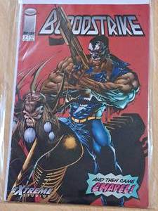 lot 1487 image: Image Comics 7_Jan Bloodstrike - And Then Came Chapel - Extreme Studios Comic Book