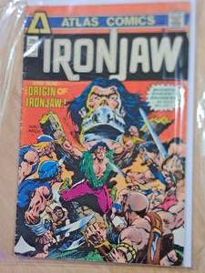 lot 1493 image: Atlas Comics No. 4 July Ironjaw Comic Book