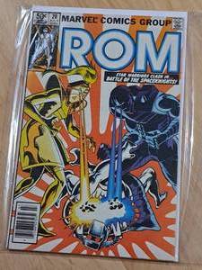 lot 1494 image: Marvel Comics 20_July ROM Battle of the Spaceknights Comic Book