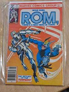 lot 1496 image: Marvel Comics 21_Aug ROM - The Return of the Torpedo Comic Book