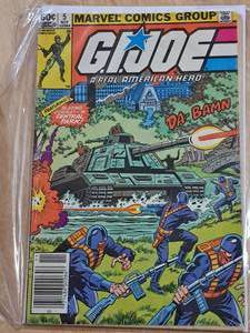 lot 1500 image: Marvel Comics 5_Nov G.I. Joe - A Real American Hero Comic Book