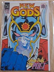 lot 1505 image: 1990 DC Comics 15_Apr New Gods - Yours Truly The Poet Comic Book