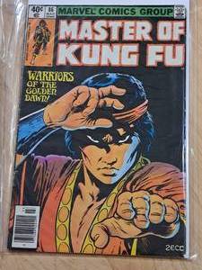 lot 1507 image: 1979 Marvel Comics 86_Mar Master of Kung Fu - Warriors of the Golden Dawn Comic Book