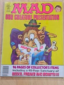 lot 1510 image: 1990 Super Special Fall Mad - Our Creature Presentation Comic Book