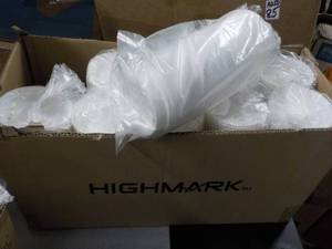 lot 33 image: Case of 500 Highmark Cup Lids...