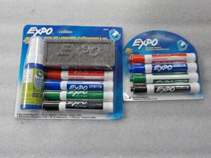lot 67 image: Expo Dry Erase Set and Markers...