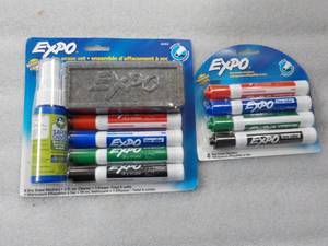 lot 69 image: Expo Dry Erase Set and Markers...