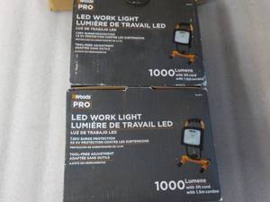 lot 103 image: Set of 2 Woods Pro LED Work Lights ...