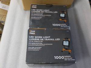 lot 107 image: Set of 2 Woods Pro LED Work Lights ...