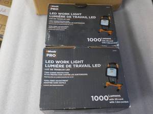 lot 109 image: Set of 2 Woods Pro LED Work Lights ...