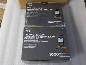 lot 111 image: Set of 2 Woods Pro LED Work Lights ...