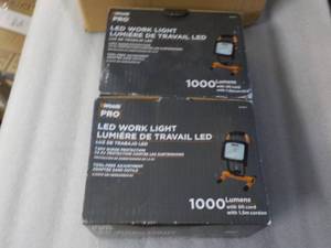 lot 115 image: Set of 2 Woods Pro LED Work Lights ...