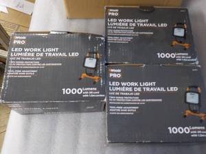 lot 116 image: Set of 3 Woods Pro LED Work Lights ...
