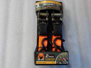 lot 124 image: Cargo Loc 8 Ft Ratchet 2 pack...