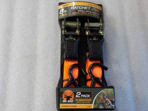 lot 125 image: Cargo Loc 8 Ft Ratchet 2 pack...
