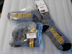 lot 137 image: Iowa Hawkeyes Socks...