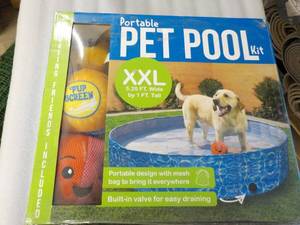 lot 151 image: Portable Pet Pool...
