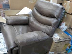 lot 166 image: Faux Leather Recliner...