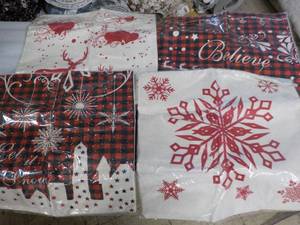 lot 182 image: 4 Holiday Pillow Cases...