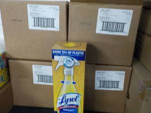 lot 215 image: 4 Cases - 32 Refills each Lysol Sma...