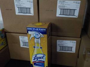 lot 217 image: 4 Cases - 32 Refills each Lysol Sma...