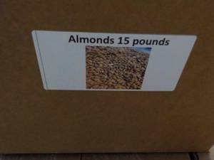 lot 326 image: 15 lb. Almonds...
