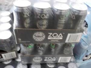 lot 333 image: 2 - 12 packs ZOA Zero Sugar Energy ...