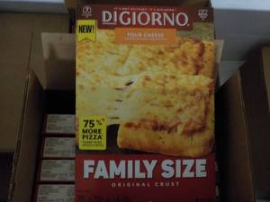 lot 347 image: 4 Digiorno Family Size Four Cheese ...