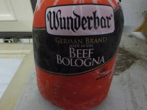 lot 349 image: 7 Wunderbar Frozen Beef Bologna...