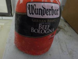 lot 350 image: 7 Wunderbar Frozen Beef Bologna...