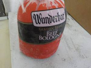 lot 352 image: 7 Wunderbar Frozen Beef Bologna...