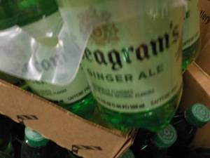 lot 364 image: 24 Pack Seagrams Ginger Ale...