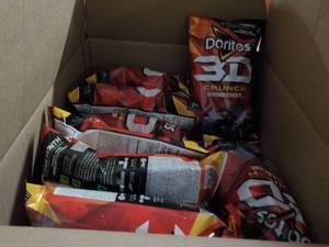 lot 367 image: 8 - 7 14 oz Bags Doritos 3D Crunch...