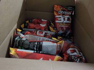 lot 370 image: 8 - 7 14 oz Bags Doritos 3D Crunch...