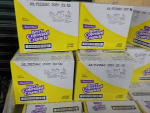 lot 372 image: 6 Boxes Berry Colossal Crunch...