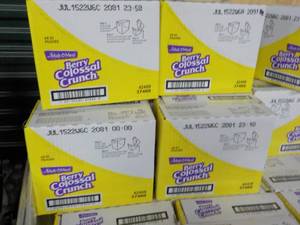 lot 374 image: 6 Boxes Berry Colossal Crunch...