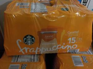 lot 381 image: 15 pack Starbucks Frappuccino Caram...