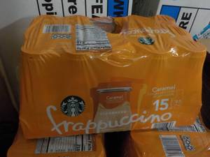 lot 383 image: 15 pack Starbucks Frappuccino Caram...