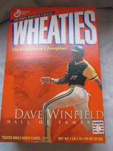 lot 528 image: Wheaties box with Kirby Puckett and...
