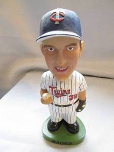 lot 553 image: Brad Radke 7 bobblehead genuine ha...