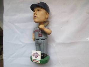 lot 557 image: Justin Morneau 2006 AL MVP 7 bobbl...
