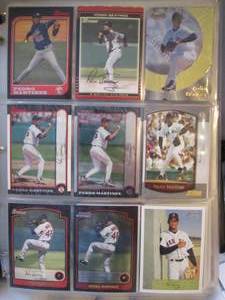 lot 600 image: Pedro Martinez binder full of cards...